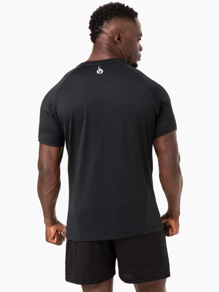 Ryderwear Action Mesh T-Shirt Černé | TPYI-05831