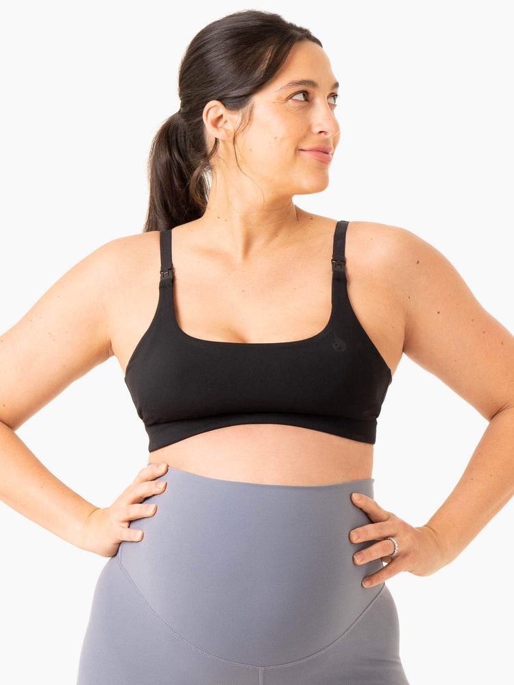 Ryderwear Active Bump Sports Bra Černé | SCTP-67208