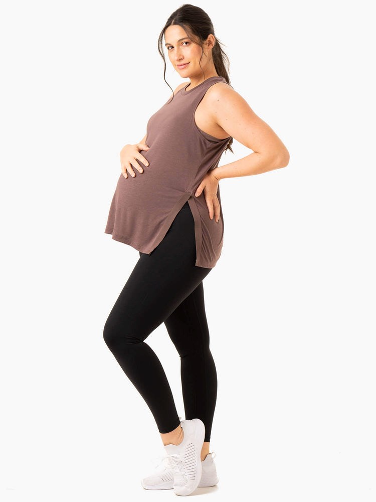 Ryderwear Active Bump Tank Čokolády | OZYX-10368