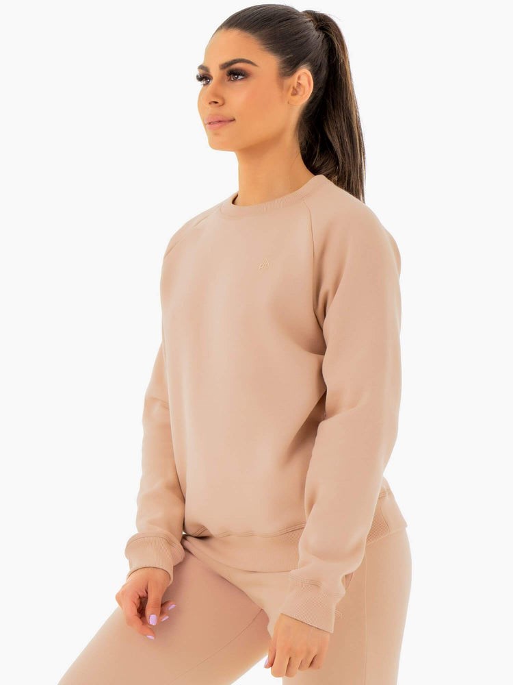 Ryderwear Adapt Boyfriend Svetrové Nude | SREM-93782