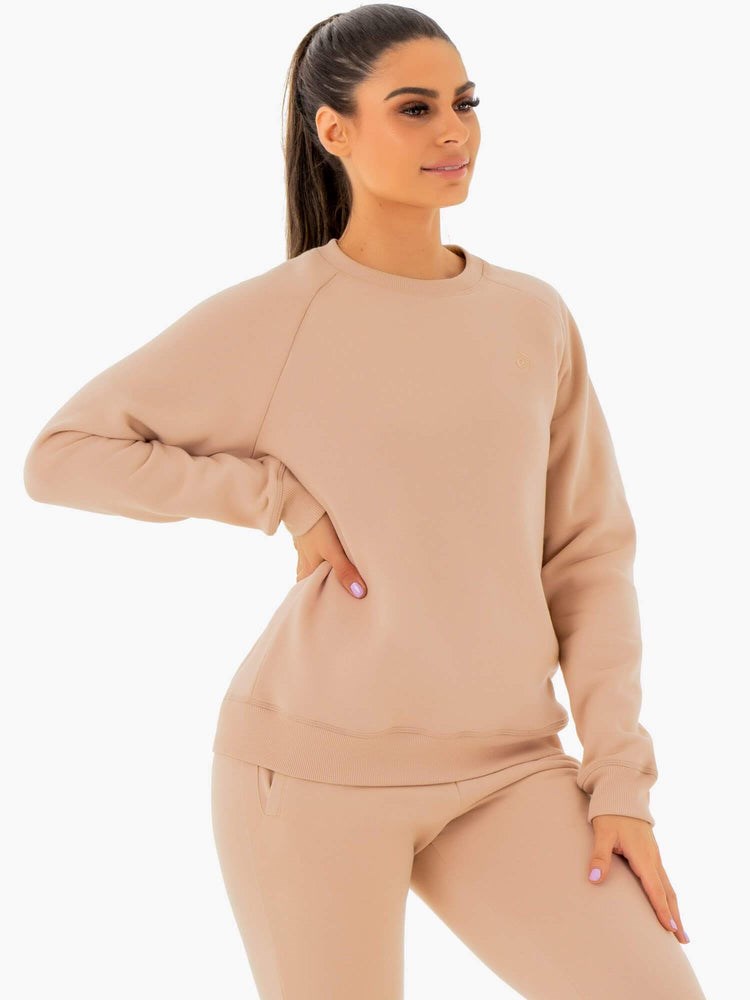 Ryderwear Adapt Boyfriend Svetrové Nude | SREM-93782