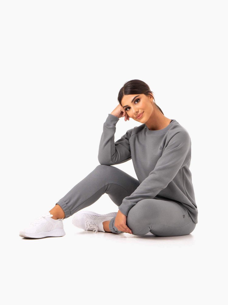 Ryderwear Adapt Boyfriend Svetrové Šedé | ZTQV-94172