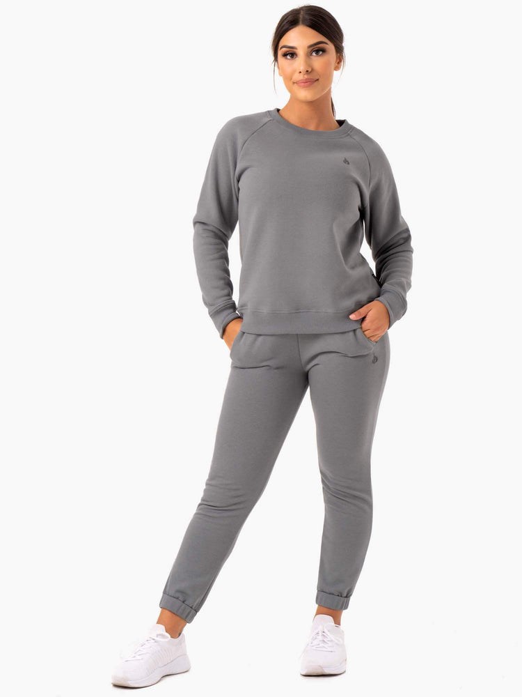 Ryderwear Adapt Boyfriend Svetrové Šedé | ZTQV-94172