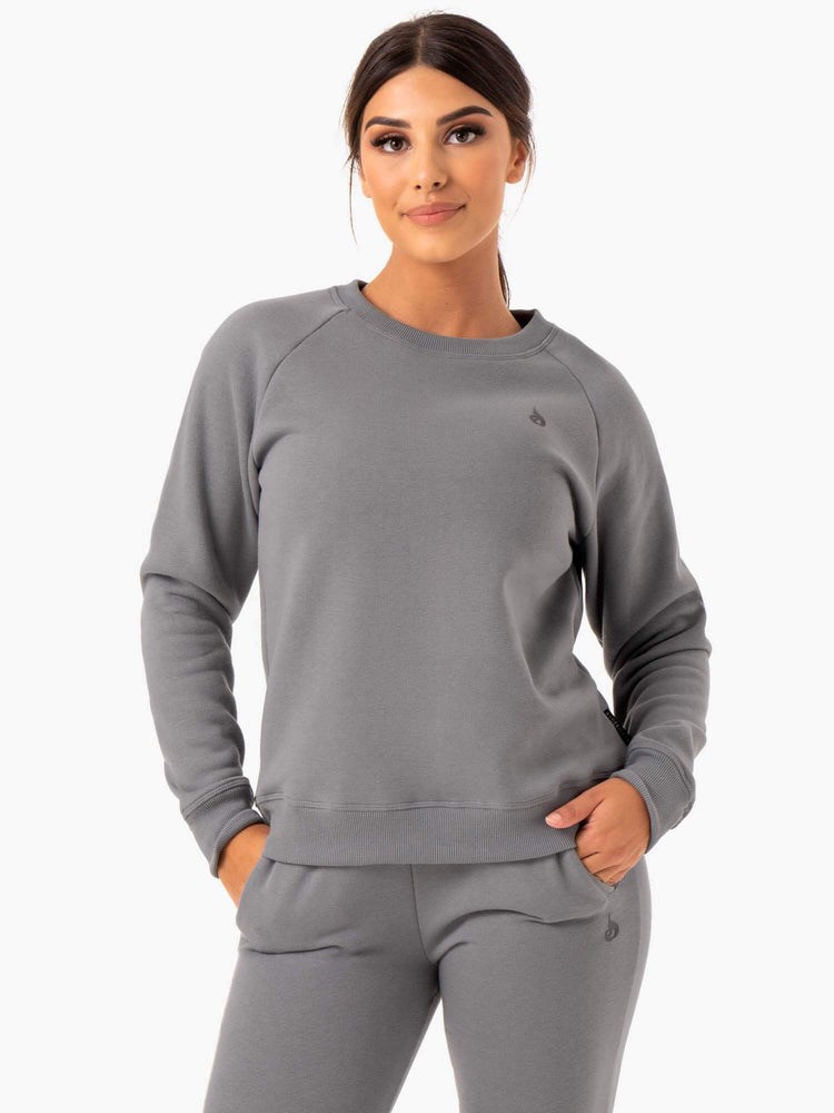 Ryderwear Adapt Boyfriend Svetrové Šedé | ZTQV-94172