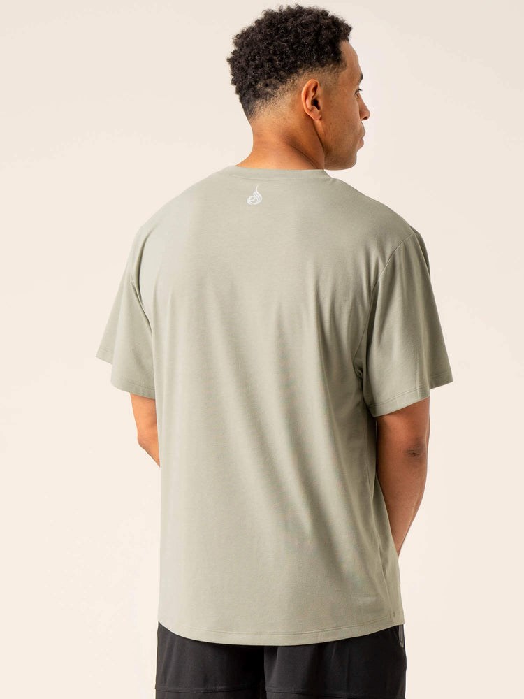 Ryderwear Advance Oversized T-Shirt Sage | CYML-45328