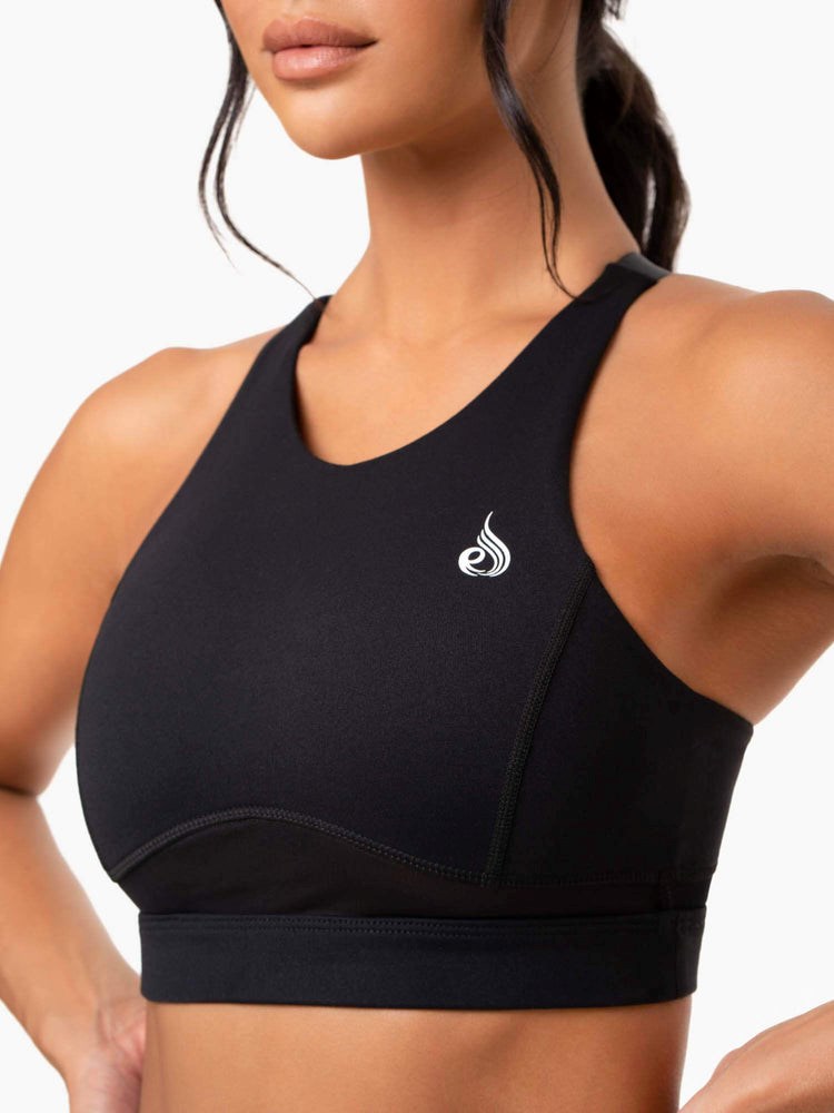 Ryderwear Amazon Mesh Sports Bra Černé | ZRLN-94318