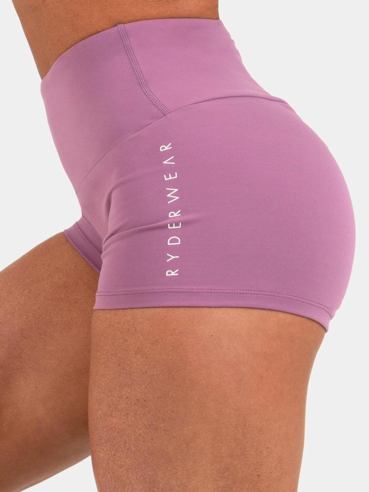 Ryderwear Animal Scrunch Bum Shorts Fialové | DSEN-96571