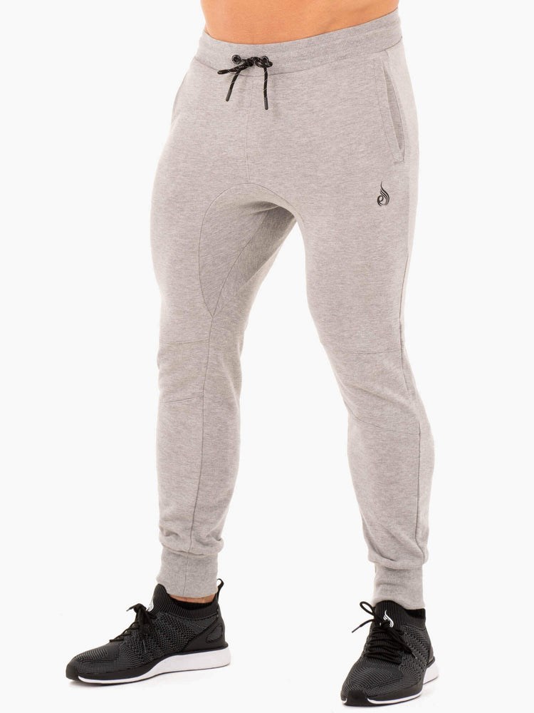 Ryderwear Atletické Fleece Track Pants Šedé | ZDPT-28157