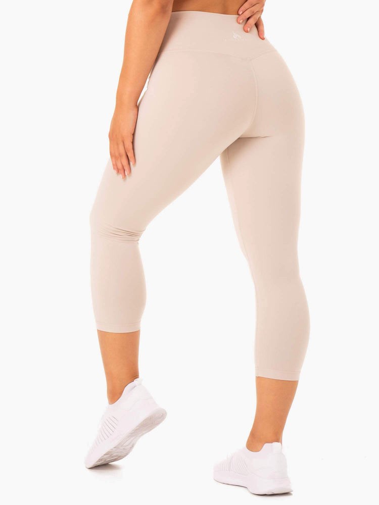 Ryderwear Base 7/8 High Waisted Leggings Mushroom | NJSZ-34279