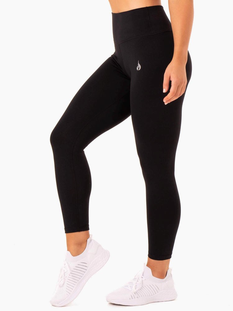 Ryderwear Base Full Length High Waisted Leggings Černé | DJKX-31879