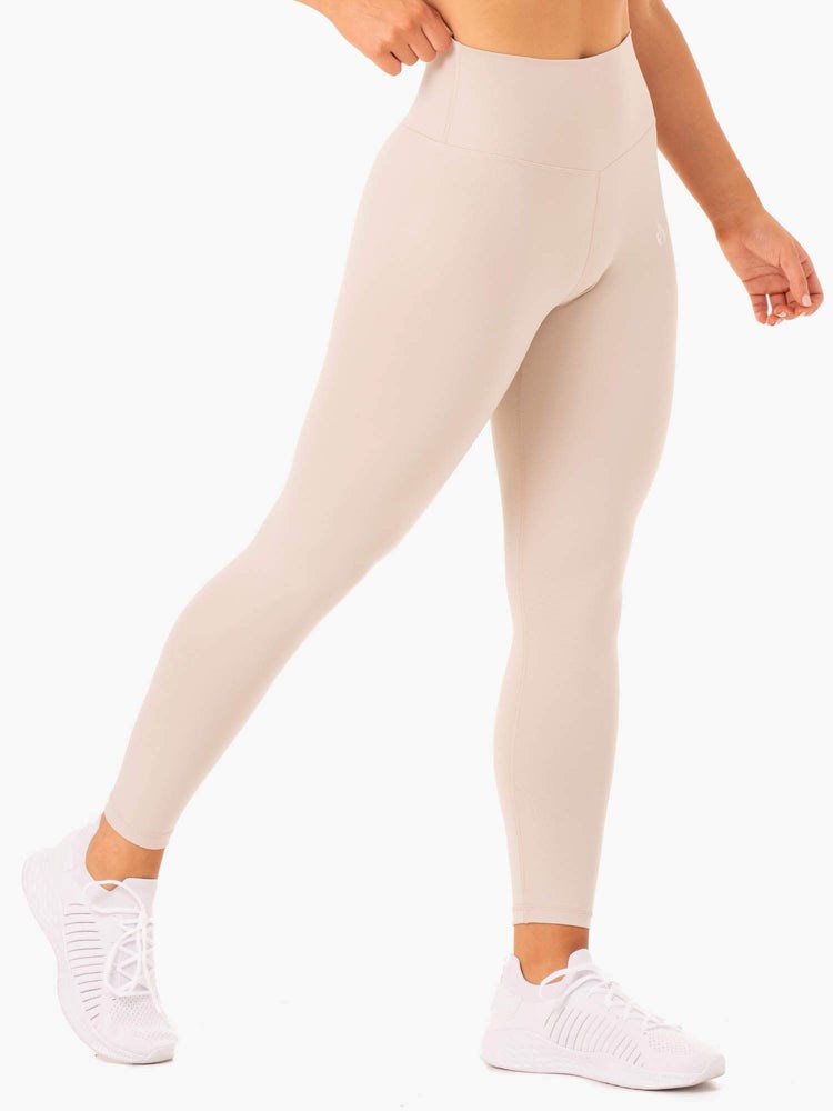 Ryderwear Base Full Length High Waisted Leggings Mushroom | KQRC-58769