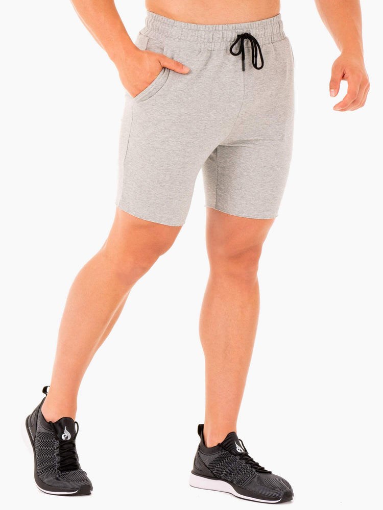 Ryderwear Base Gym Shorts Šedé | QGAR-37402