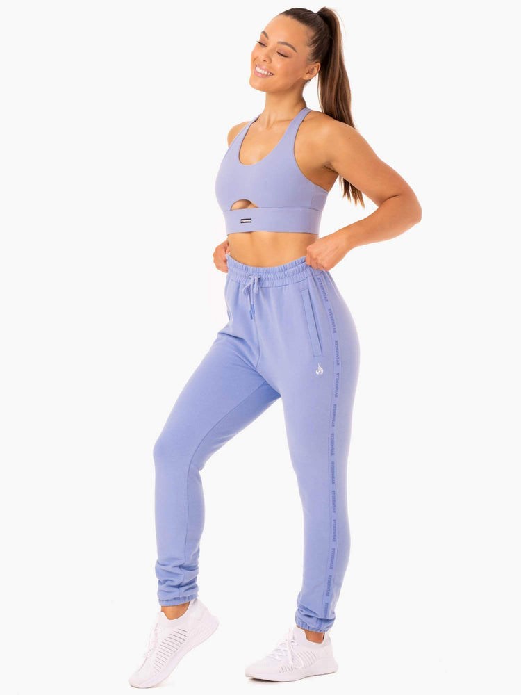 Ryderwear Base High Waisted Track Pants Fialové | ORGA-03476