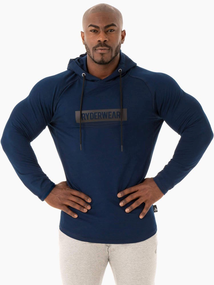 Ryderwear Base Pullover Jumper Tmavě Blankyt | WAQR-74639