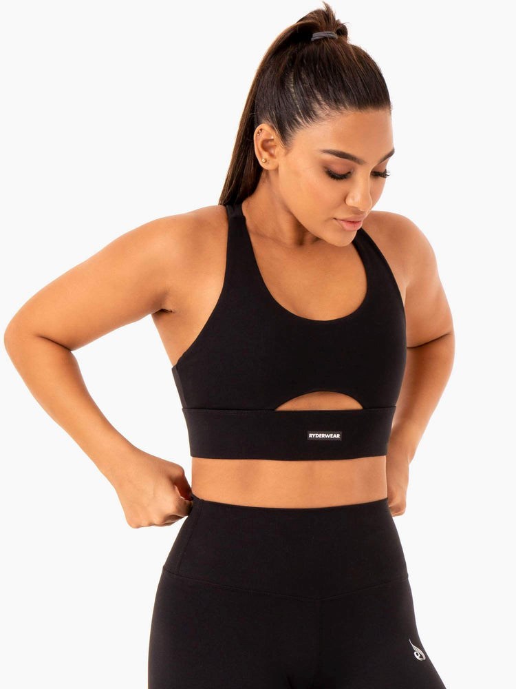 Ryderwear Base Racer Back Sports Bra Černé | UISQ-54628