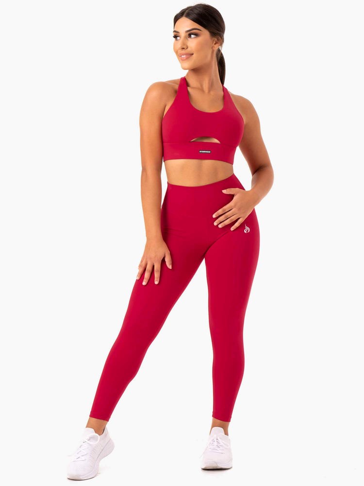 Ryderwear Base Racer Back Sports Bra Červené | ZVDQ-86037