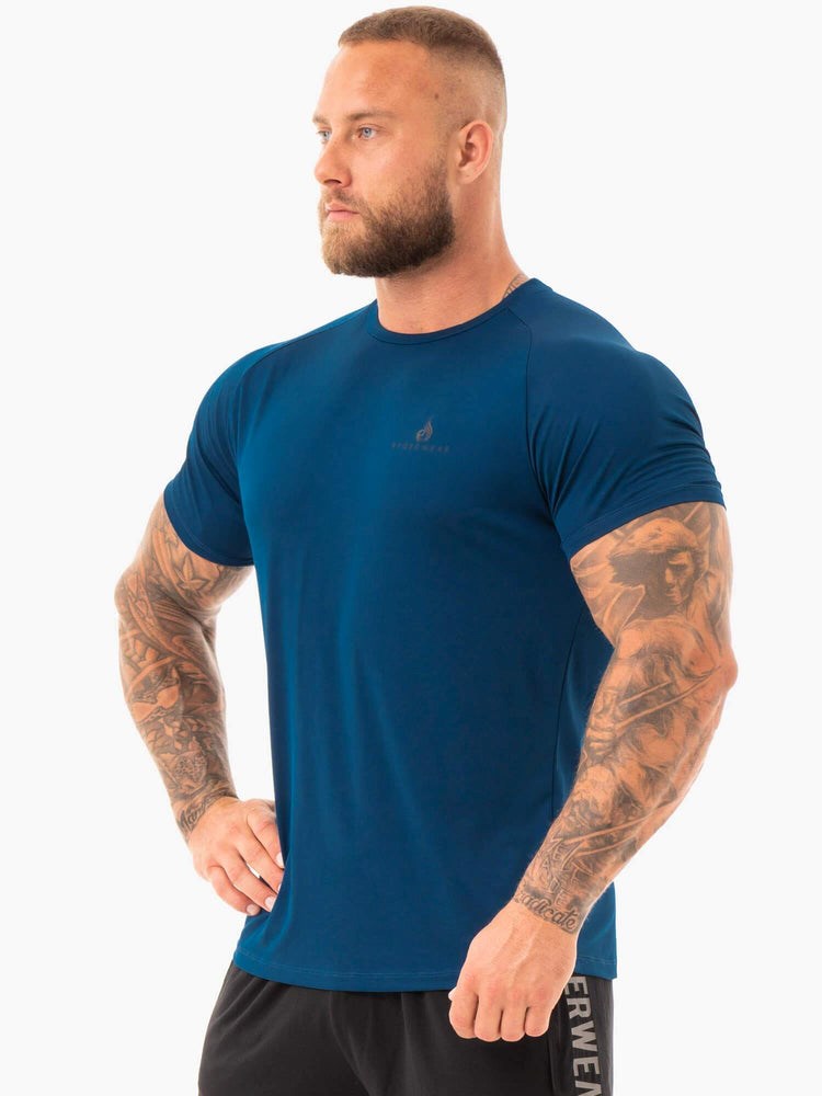 Ryderwear Breeze T-Shirt Tmavě Blankyt | JDGM-70185