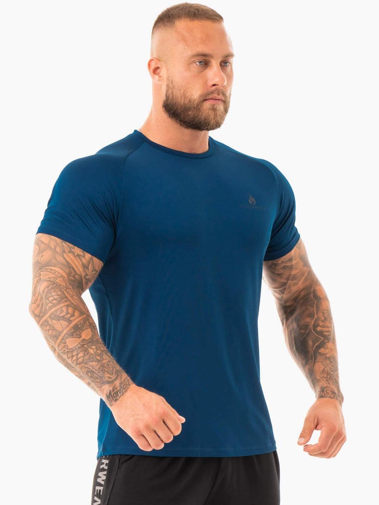 Ryderwear Breeze T-Shirt Tmavě Blankyt | JDGM-70185