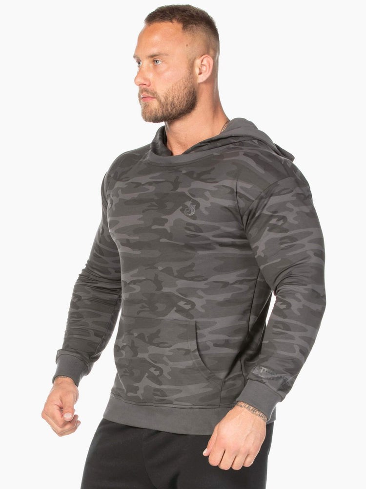 Ryderwear Camo Pullover Hoodie Černé Maskáčové | ZIYJ-98602