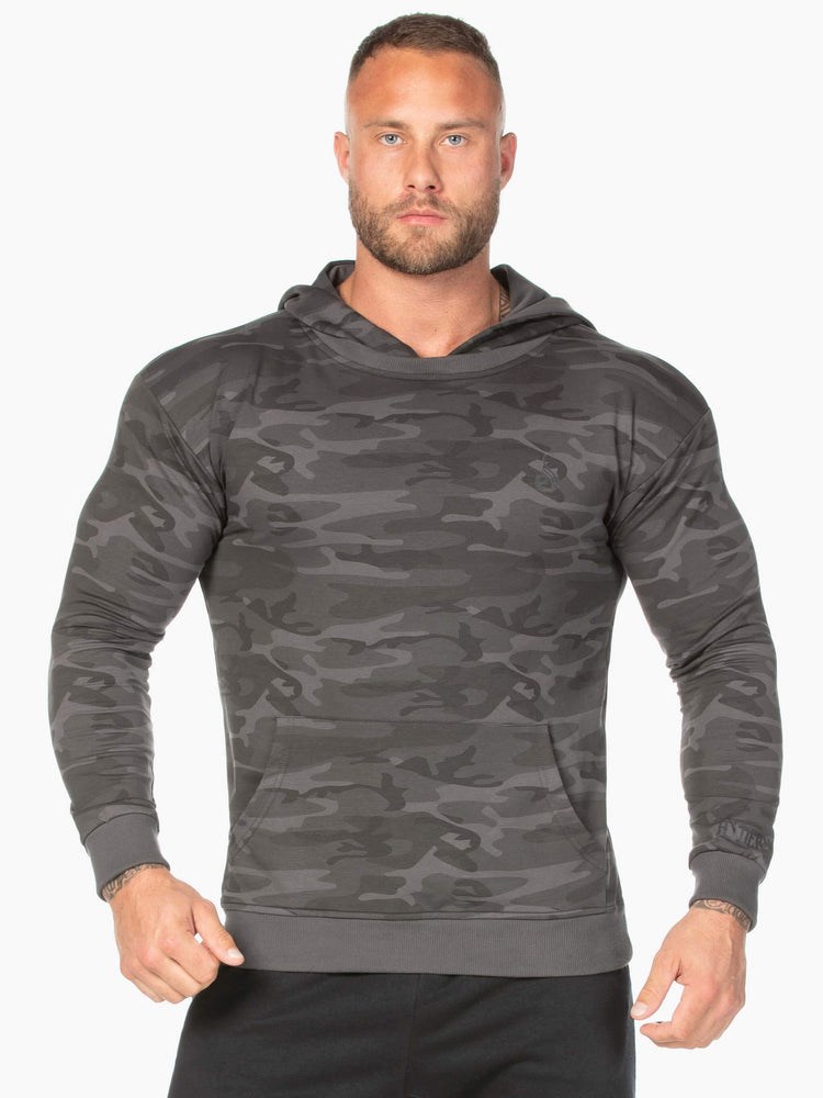 Ryderwear Camo Pullover Hoodie Černé Maskáčové | ZIYJ-98602