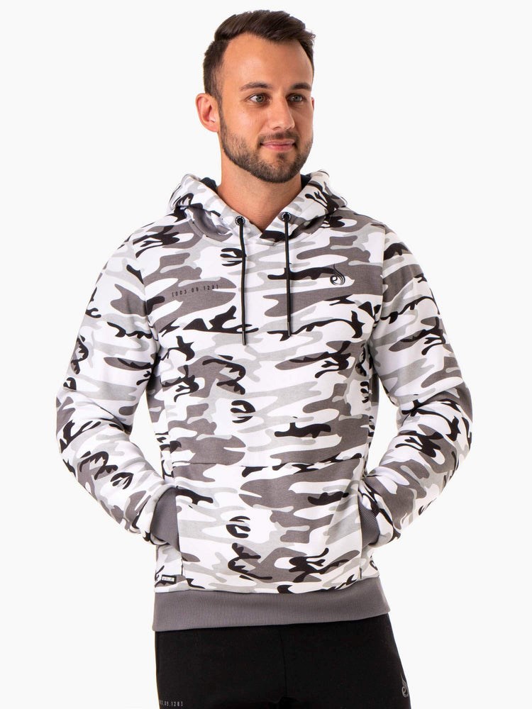 Ryderwear Camo Tech Pullover Hoodie Maskáčové | EXRG-89230