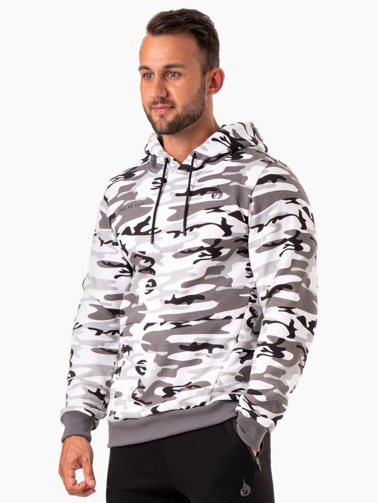 Ryderwear Camo Tech Pullover Hoodie Maskáčové | EXRG-89230