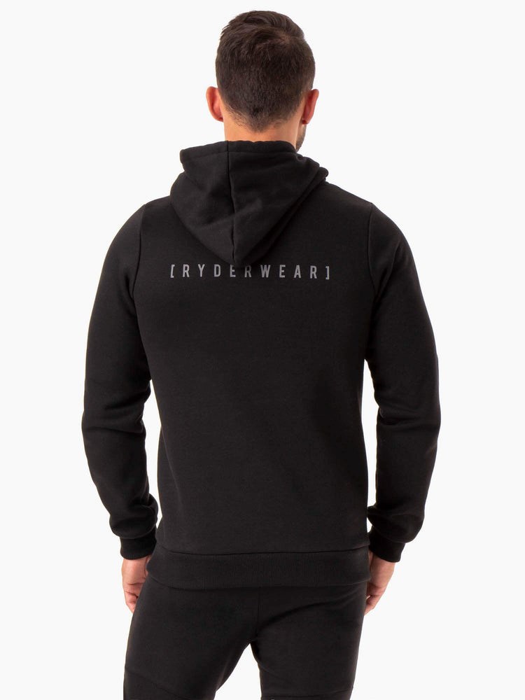 Ryderwear Camo Tech Pullover Hoodie Černé | ZJXB-07829