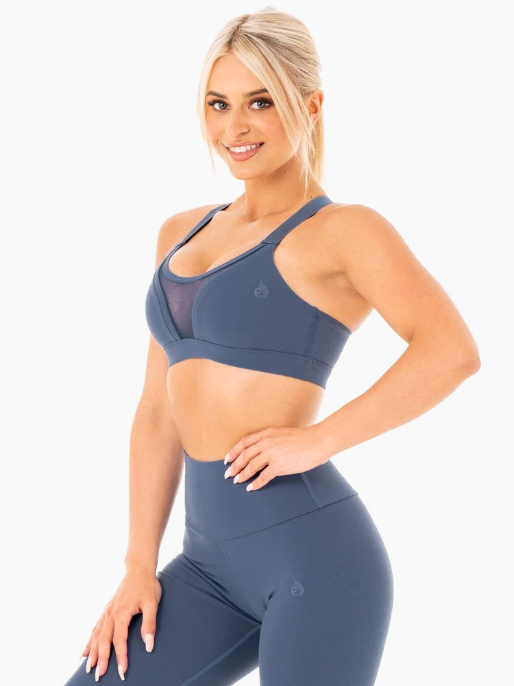 Ryderwear Collide Mesh Contour Sports Bra Blankyt | IDFN-23957