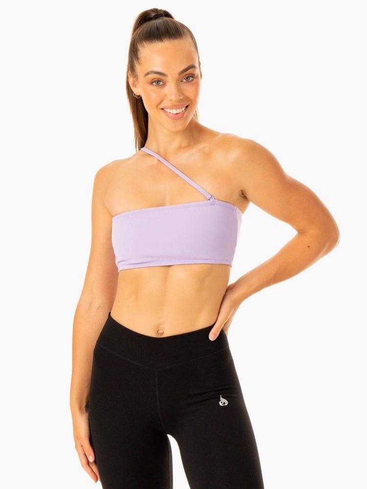 Ryderwear Convertible Bandeau Sports Bra Levandule | DBCP-69173