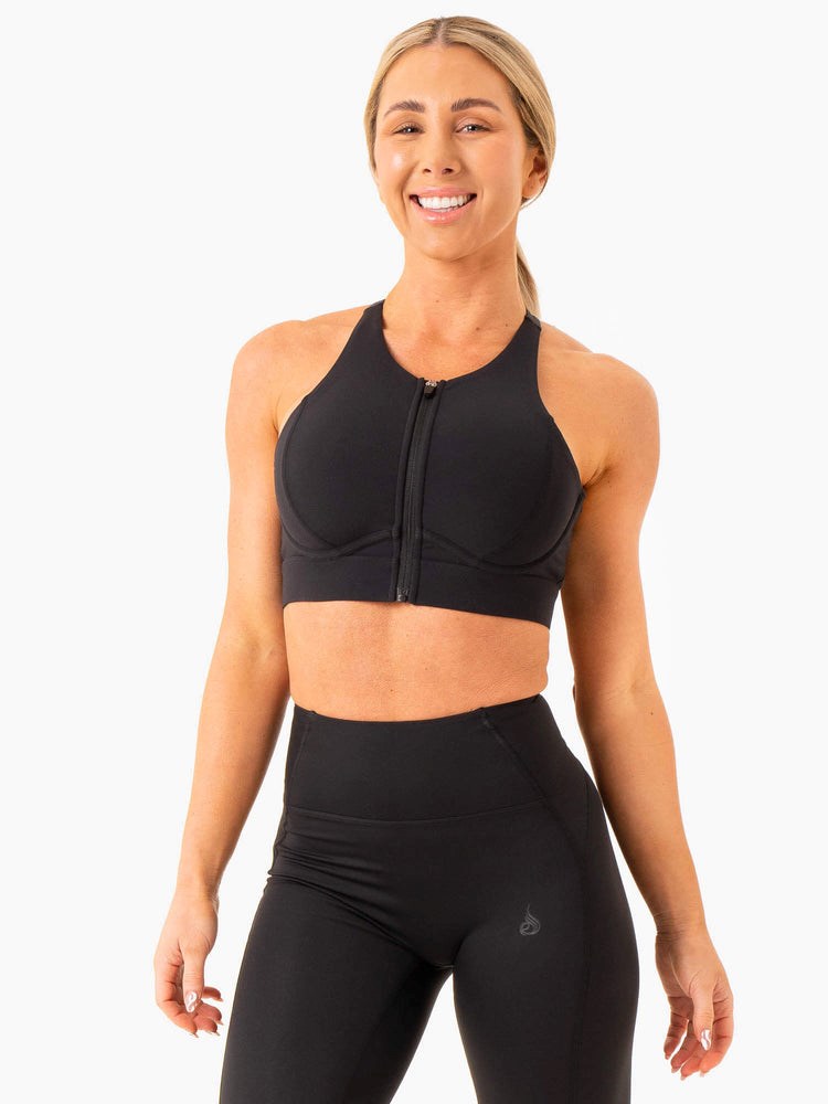 Ryderwear Critical High Impact Sports Bra Černé | LCQV-78369