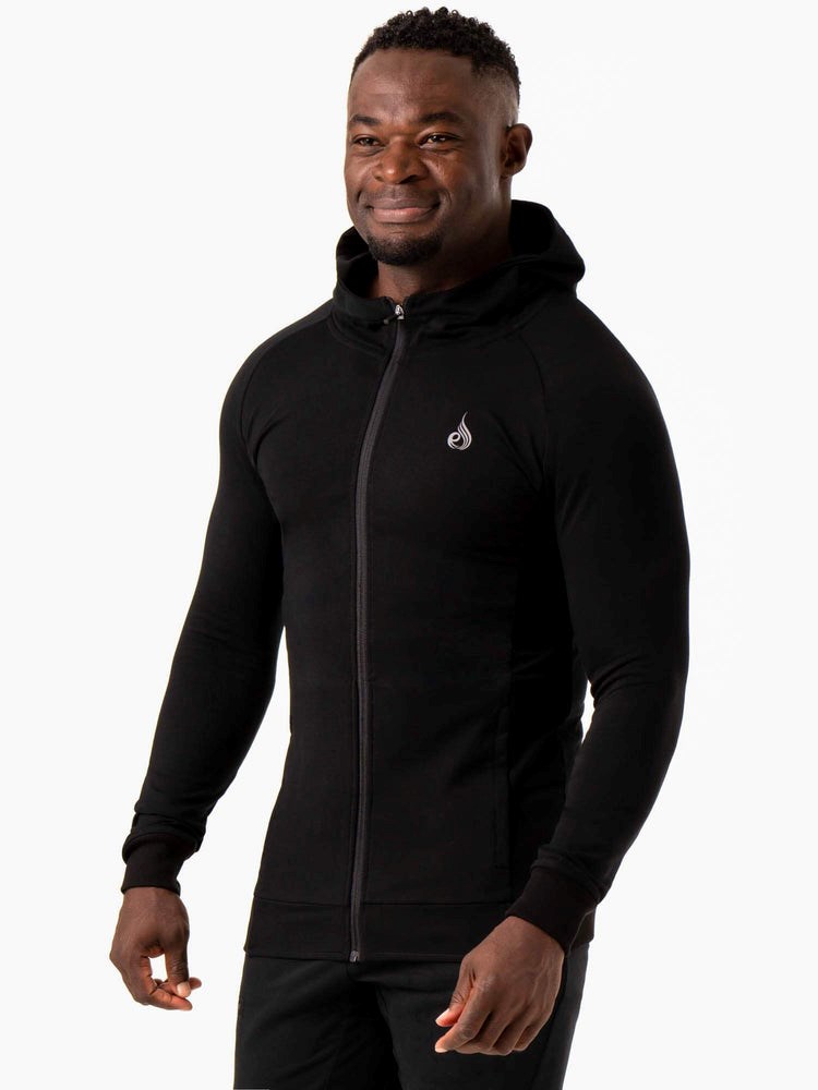 Ryderwear Critical Zip Up Hoodie Černé | LGOM-65328