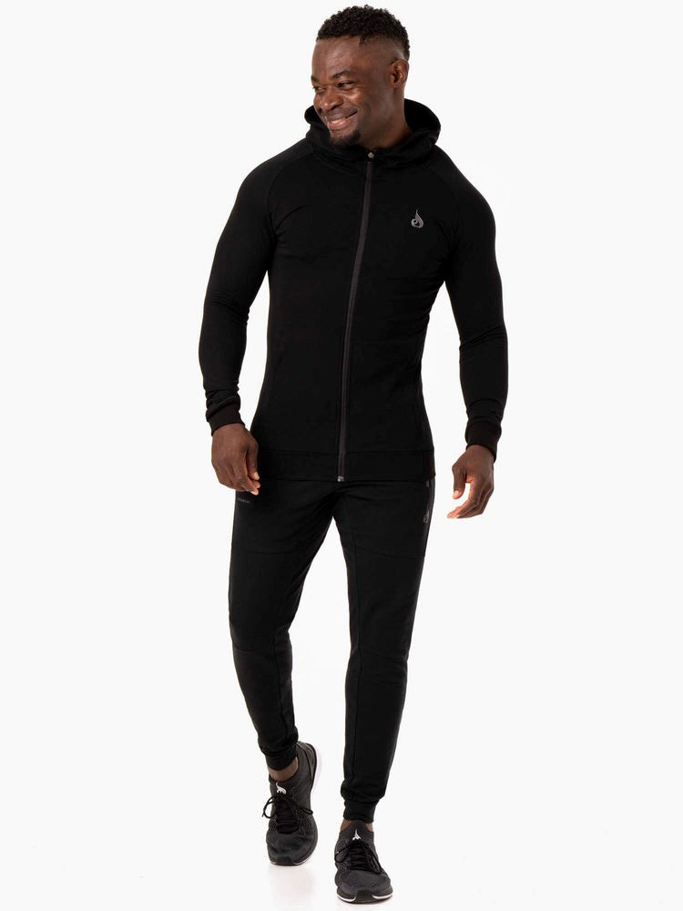 Ryderwear Critical Zip Up Hoodie Černé | LGOM-65328