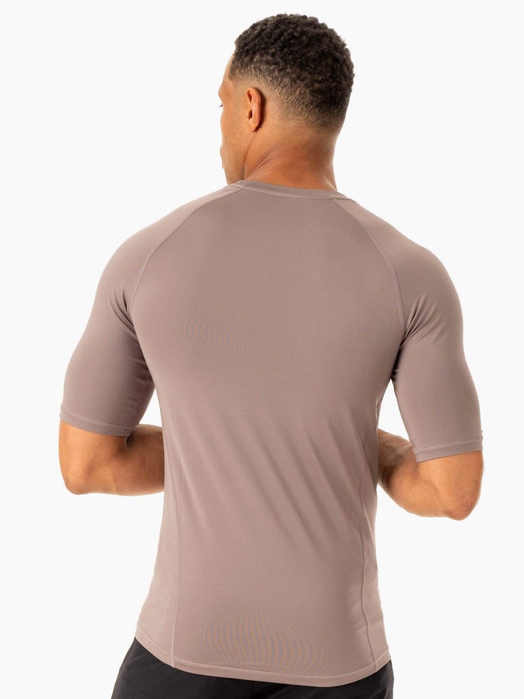 Ryderwear Division Base Layer T-Shirt Taupe | ALXV-93140