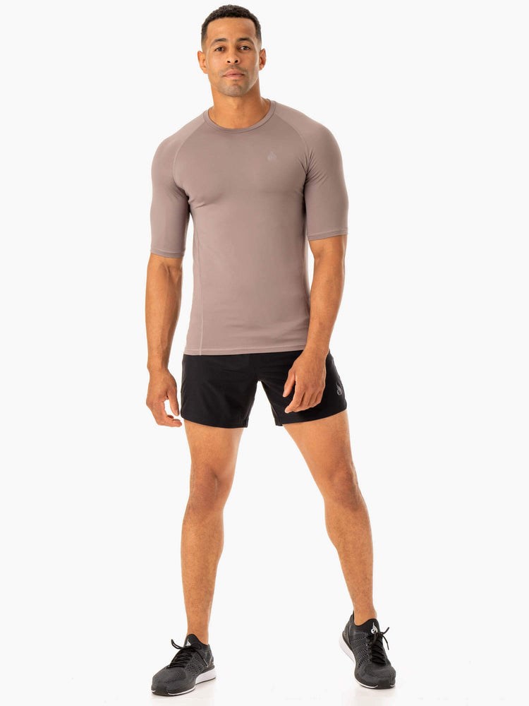 Ryderwear Division Base Layer T-Shirt Taupe | ALXV-93140