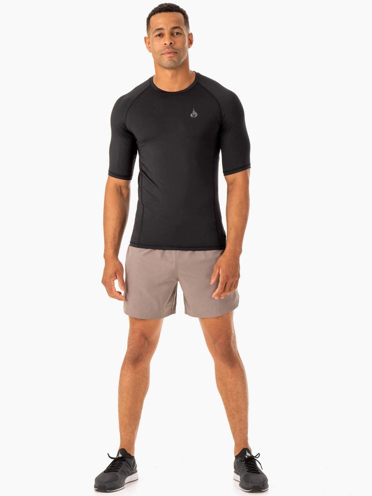 Ryderwear Division Base Layer T-Shirt Černé | WNBP-81639