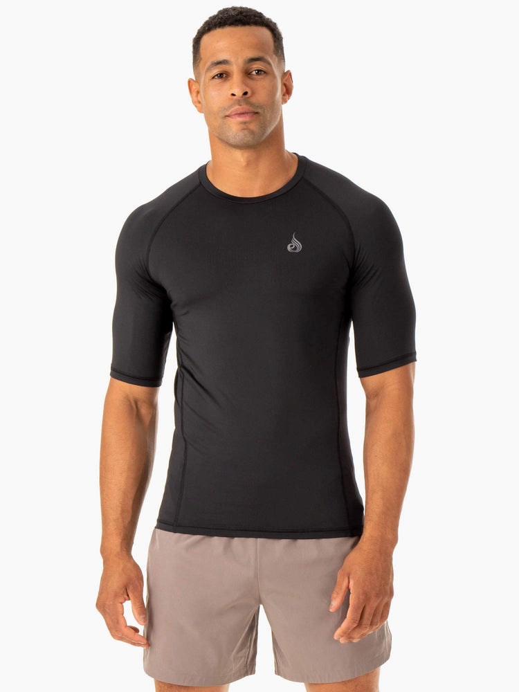 Ryderwear Division Base Layer T-Shirt Černé | WNBP-81639