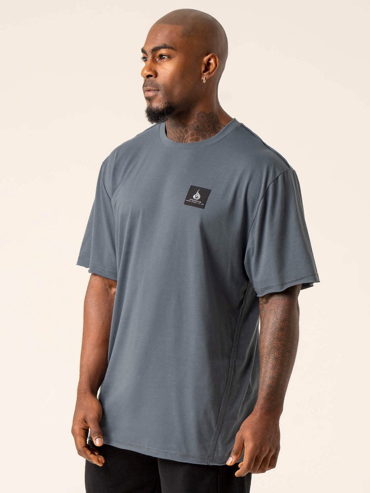 Ryderwear Dynamic Oversized T-Shirt Petrol | AXEN-07534