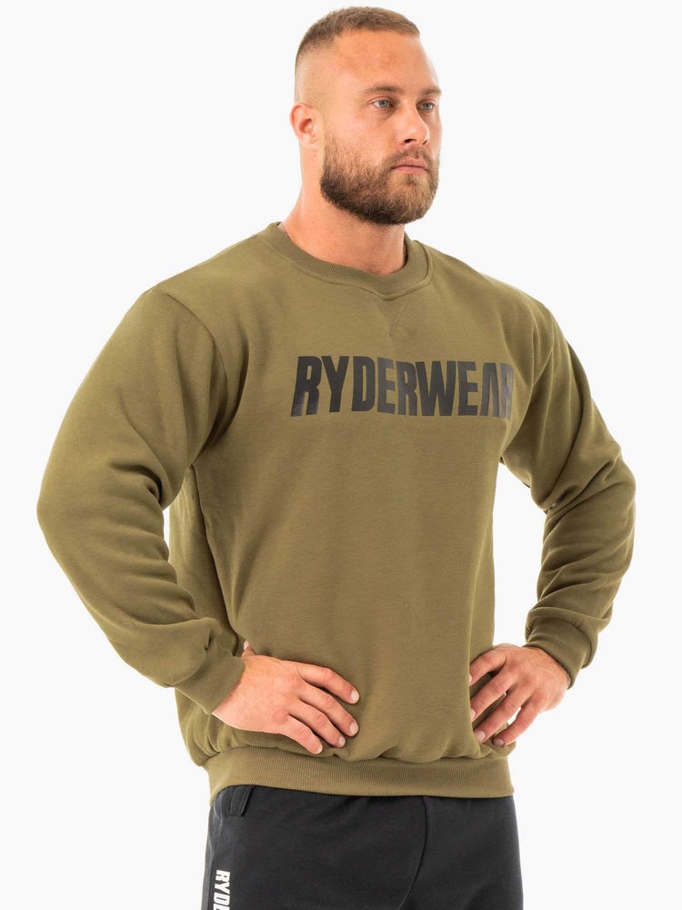 Ryderwear Ease Fleece Pullover Hnědožlutý | OGRS-76520