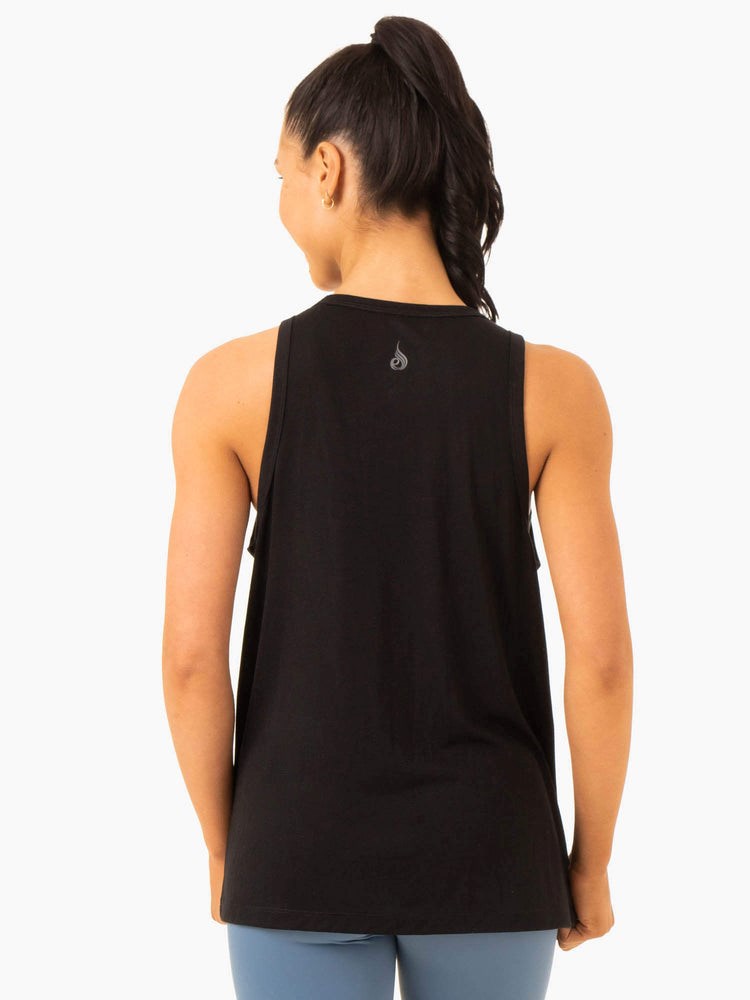 Ryderwear Ease Relaxed Tank Černé | XNVU-27410