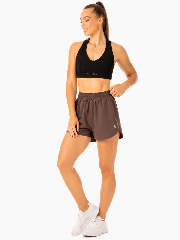 Ryderwear Element Tréninková Shorts Čokolády | DWRK-42865