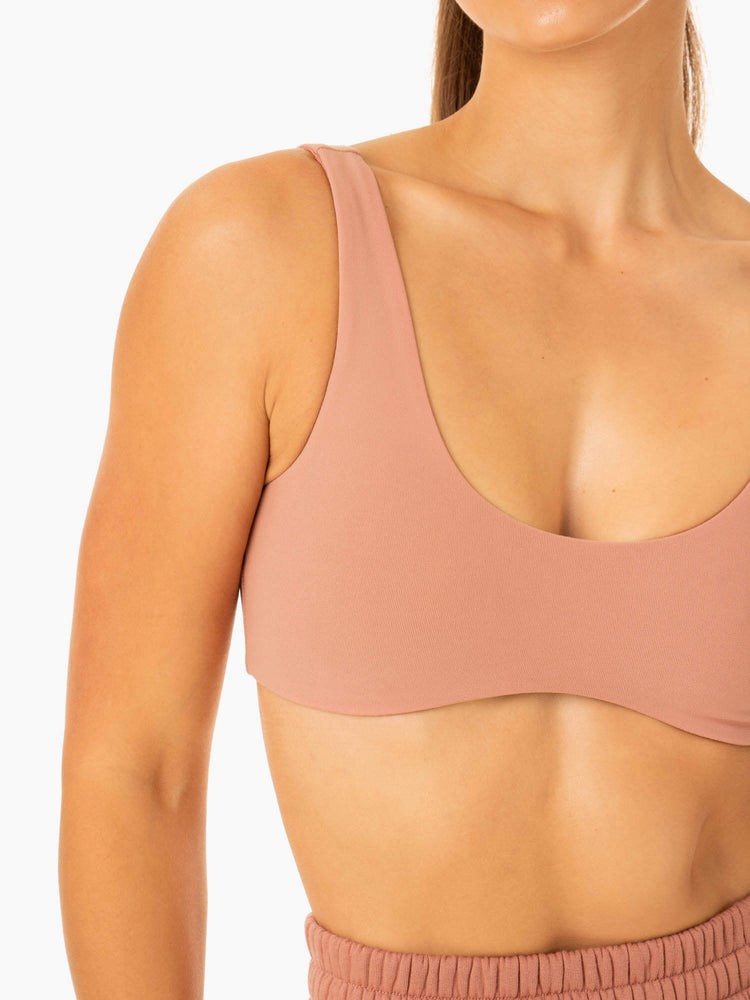 Ryderwear Elevate Lounge Bra Růžové | HEMZ-13948