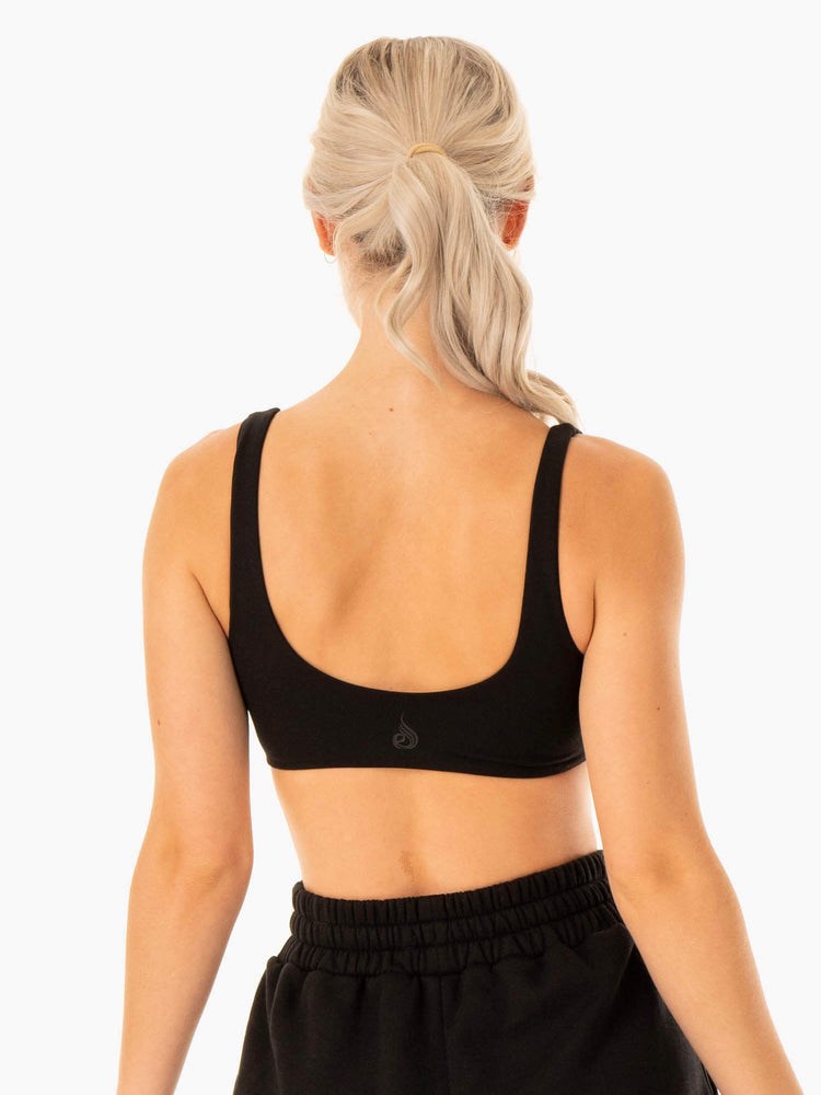 Ryderwear Elevate Lounge Bra Černé | ZMAR-61278