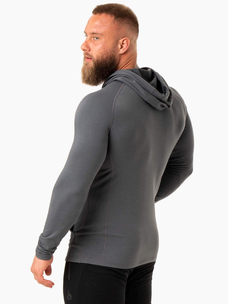 Ryderwear Endurance Zip Up Jacket Charcoal | PUZF-41927