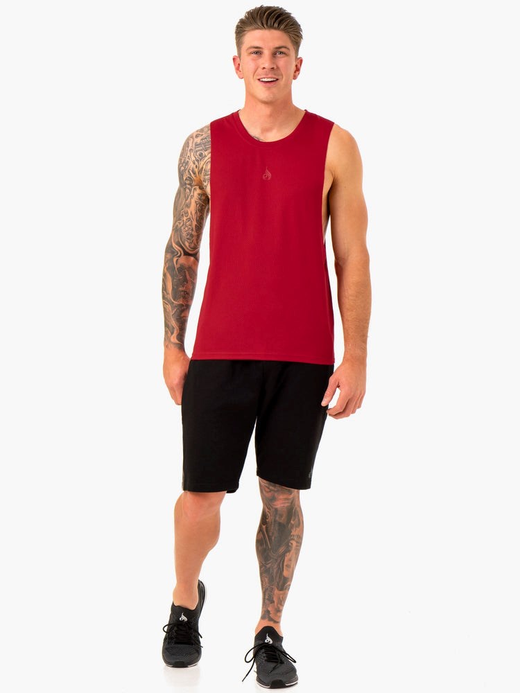 Ryderwear Enhance Baller Tank Vínové | LYDR-16048