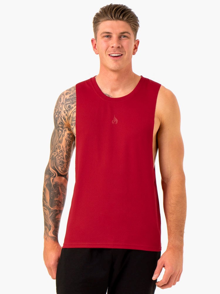 Ryderwear Enhance Baller Tank Vínové | LYDR-16048