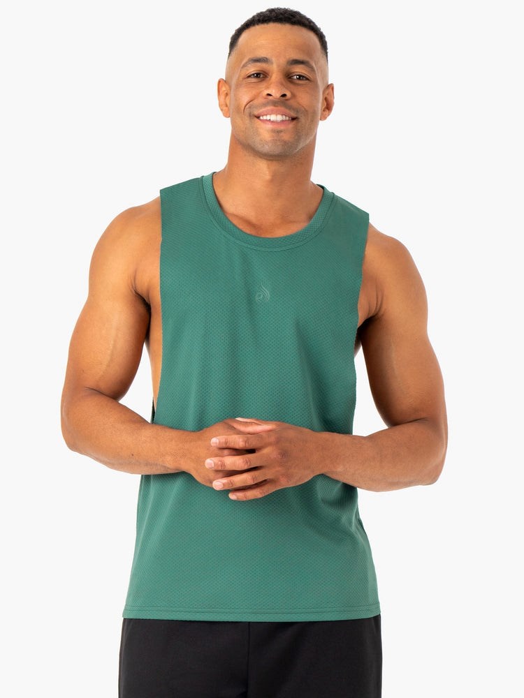 Ryderwear Enhance Baller Tank Zelene | TDKP-69502