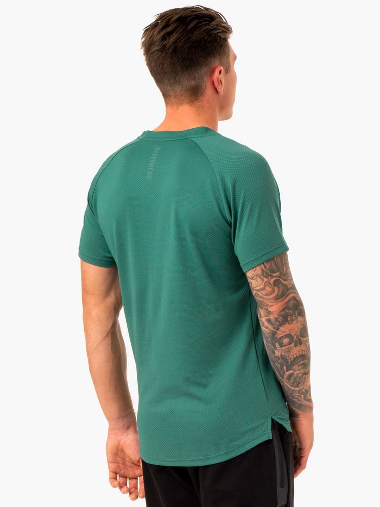 Ryderwear Enhance T-Shirt Zelene | RWXU-48027