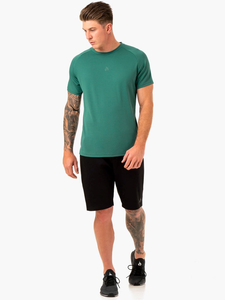 Ryderwear Enhance T-Shirt Zelene | RWXU-48027