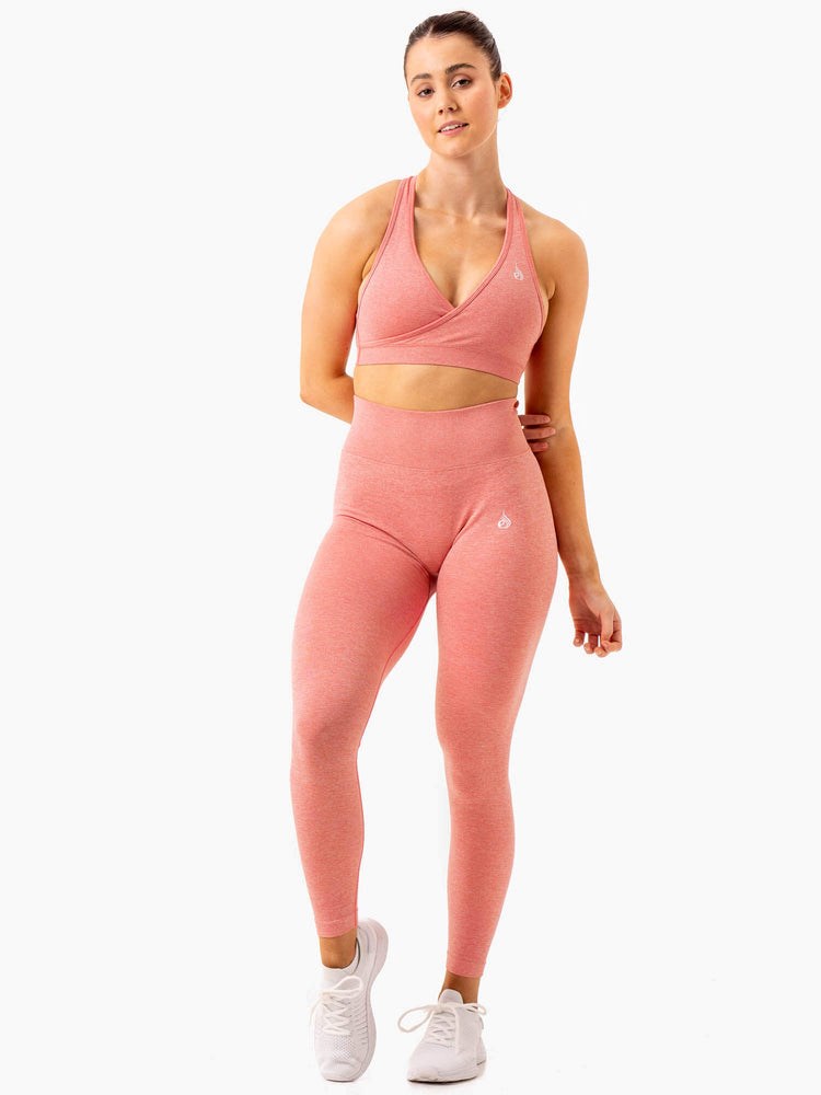 Ryderwear Essential Seamless Leggings Růžové | GBMQ-56489