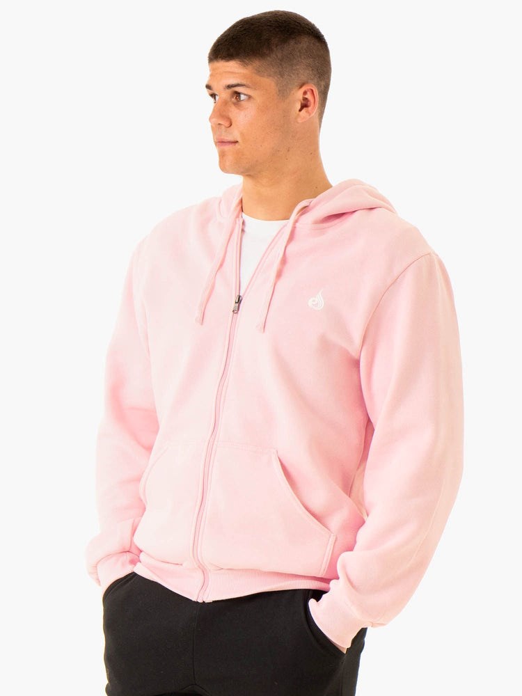 Ryderwear Essential Zip Up Jacket Růžové | USZK-34872